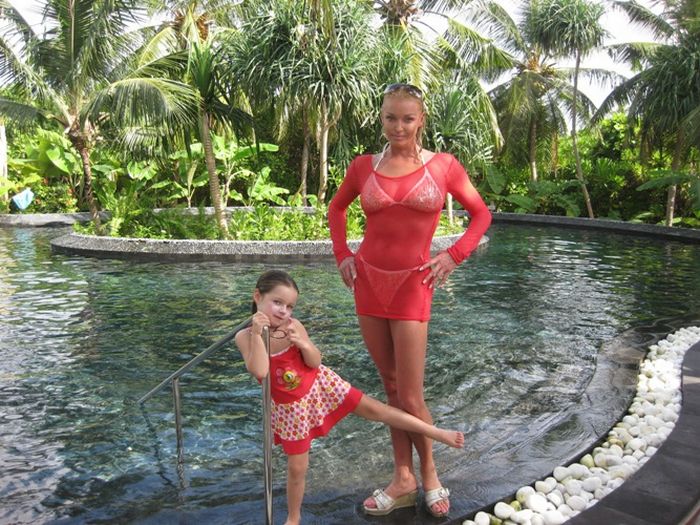 Голая Анастасия Волочкова на Мальдивах