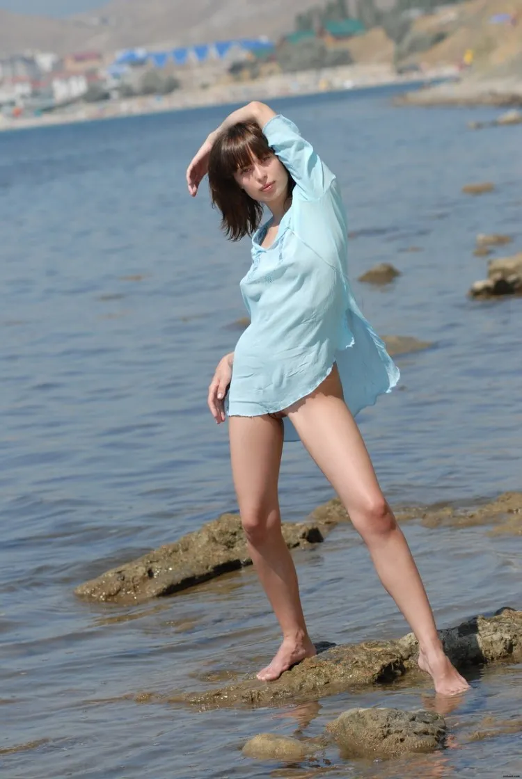 Фотосессия Девочка купается