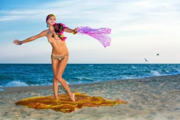 В восточных одеяниях