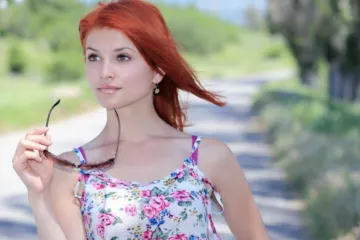 Фотосессия Огненно рыжая шлюшка