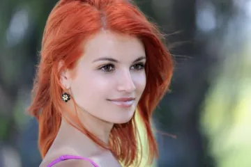 Фотосессия Огненно рыжая шлюшка