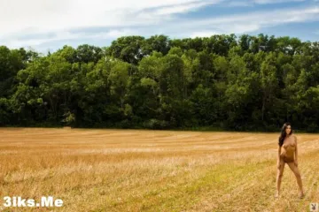Девушка в поле