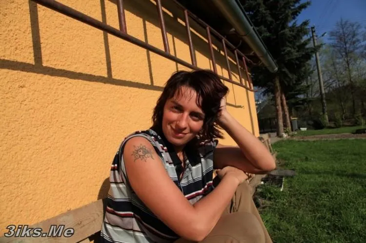 Фотосессия Грудастая в ванной