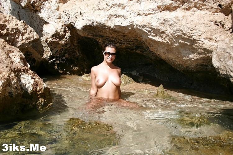 Частное с отдыха от грудастой брюнетки