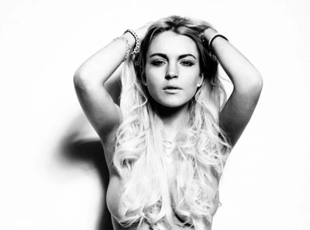 Фотосессия Обнажённая звезда Линдси Лохан