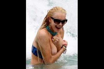 Фотосессия Обнажённая звезда Линдси Лохан