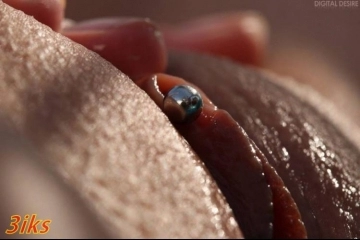 Голенькая блондинка на природе-57