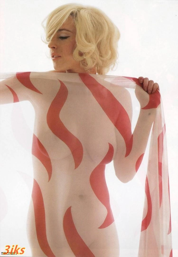 Фотосессия Голая Линдси Лохан-24