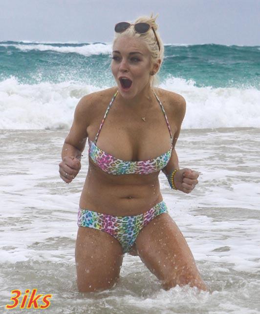 Голая Линдси Лохан-35