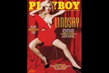 Фотосессия Голая Линдси Лохан-11