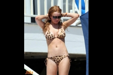 Фотосессия Голая Линдси Лохан-49